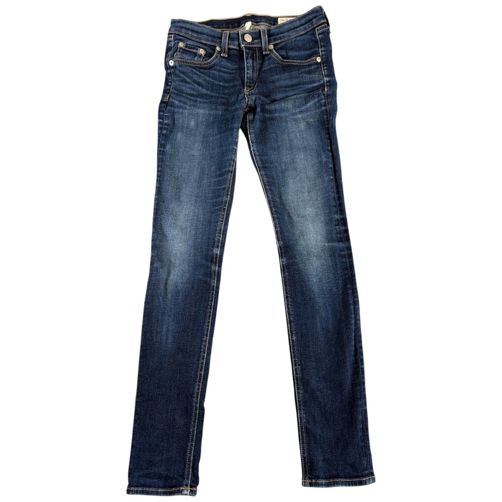 Rag & Bone Skinny Jeans Womens 26 Blue Kensington Dark Wash Slim Tapered